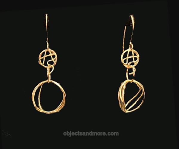 La Corda Earring Gold by ANNA SAULINO